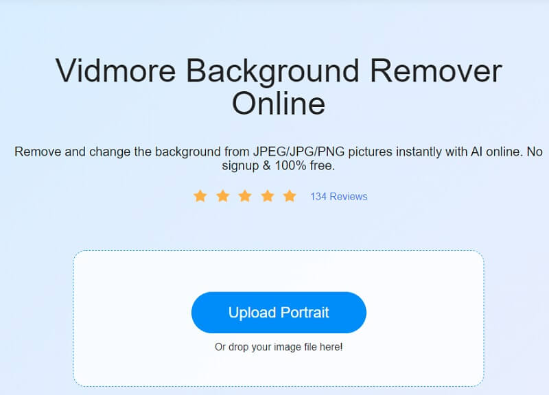 Khởi chạy Vidmore Background Remover