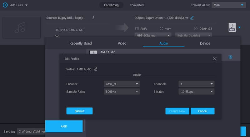 AMR-video bewerken