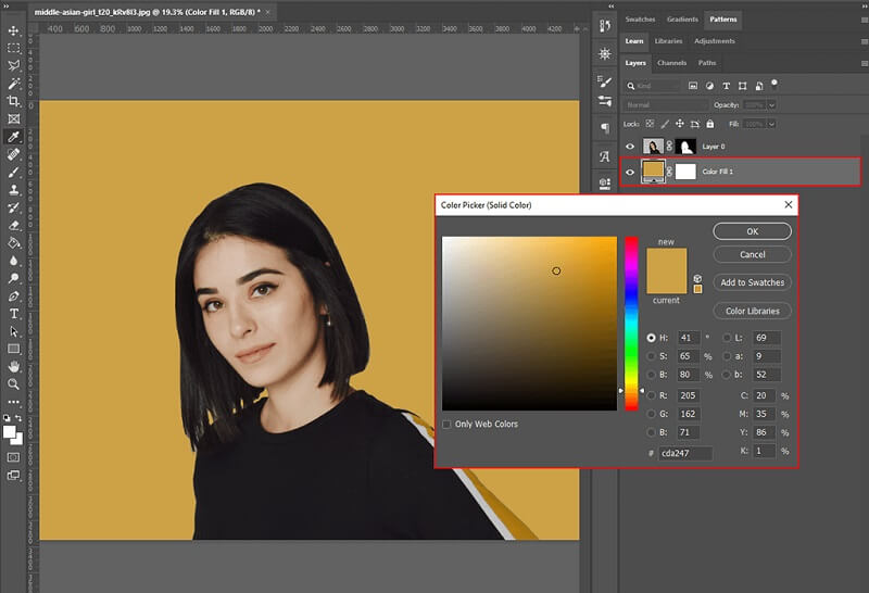 Gantikan Photoshop Latar Belakang