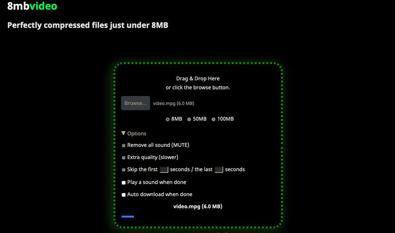 8MB video kompresor