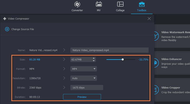 Adjust Parameters