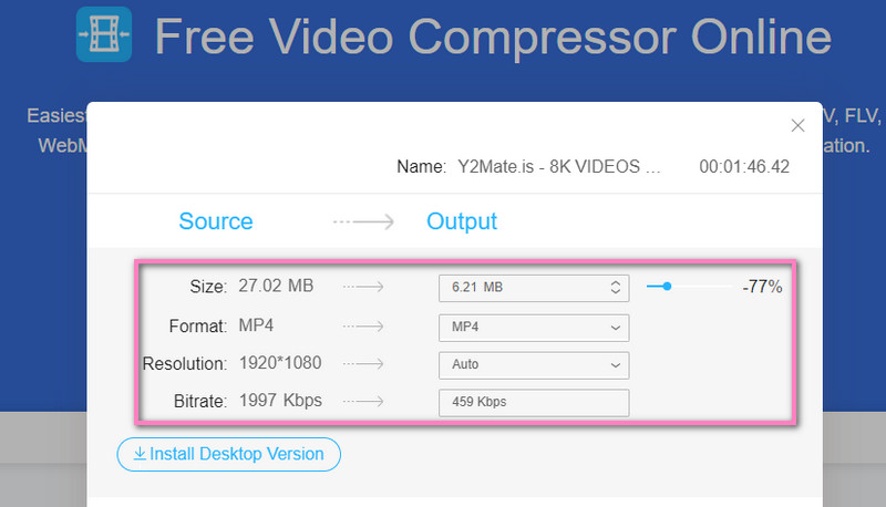 Adjusting Parameters