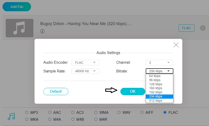 แก้ไข FLAC Vidmore ออนไลน์