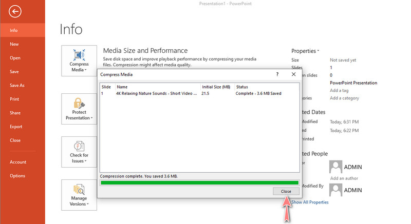 Finish Video Compression