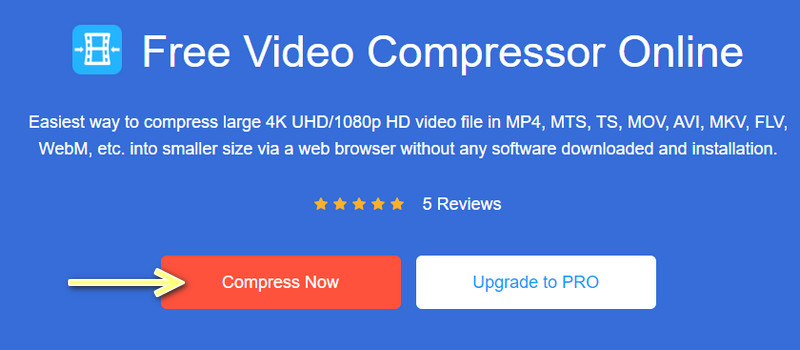 Indítsa el a Compressor Online-t