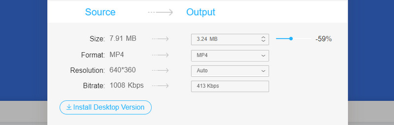 Modifica output