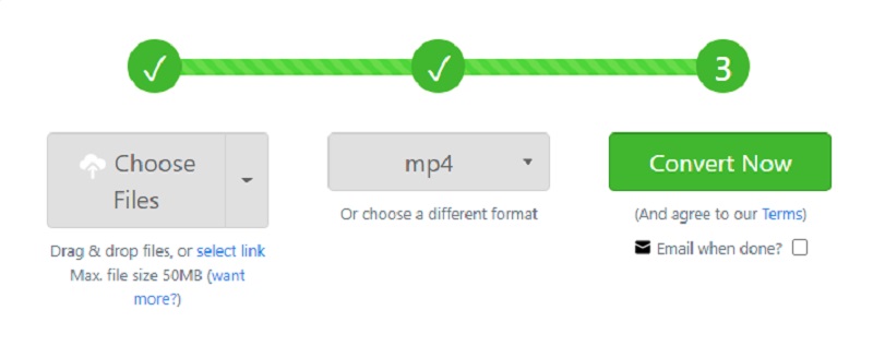 تحويل M4R إلى MP4 ZamZar