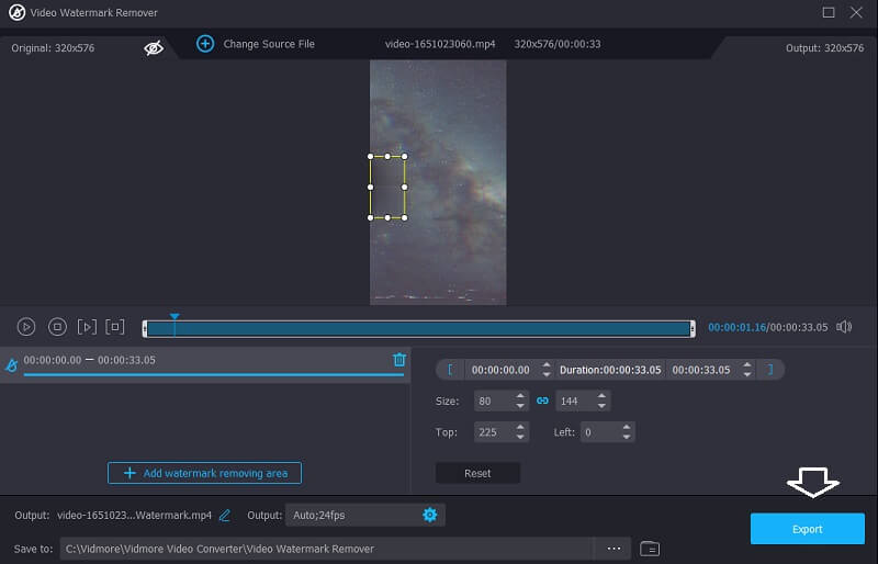 Export Videos Vidmore