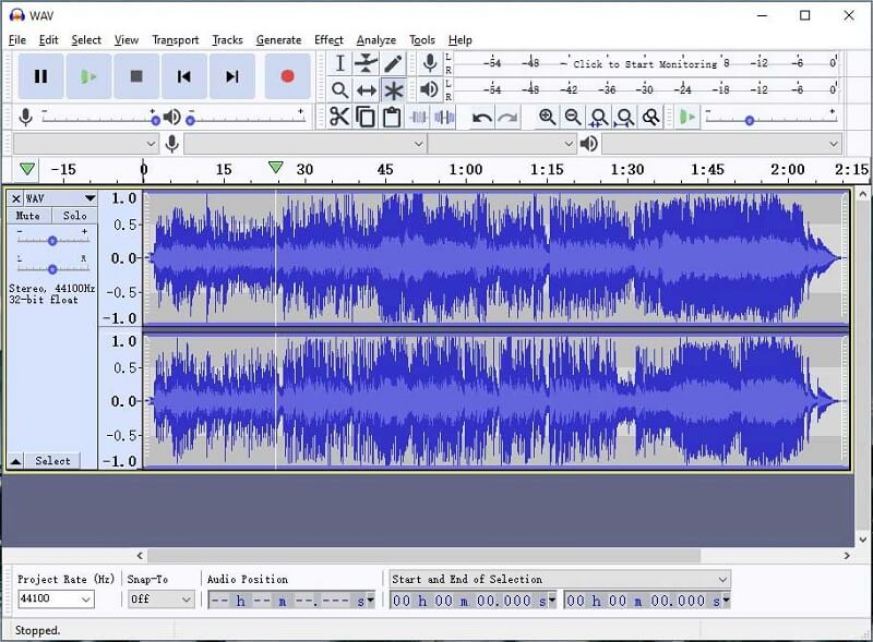 Convertitore OGG Audacity