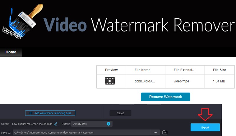 Eliminar la marca de agua del video Downloadhelper