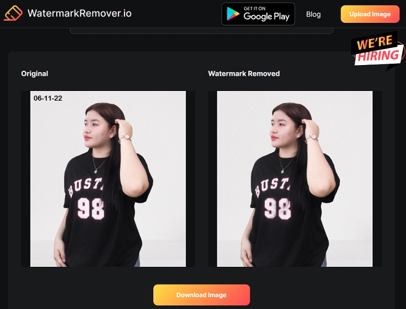 Удалить стикер Watermark Remover IO