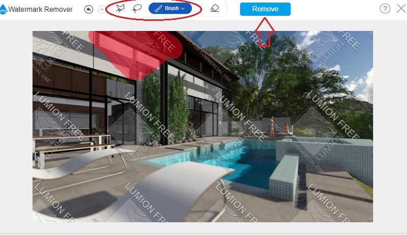 how to remove lumion logo from renderings