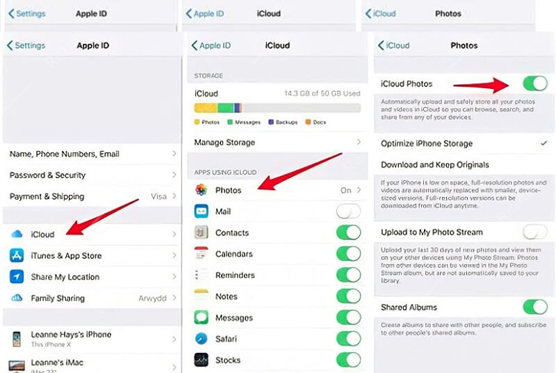 Как сменить айклауд. Как перекинуть фото в айклауд. Настройки ICLOUD на iphone. Сохранение оригиналов фото iphone. Загрузить фото ICLOUD.