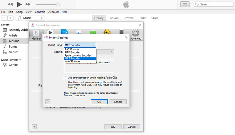 iTunes MP3-encoder