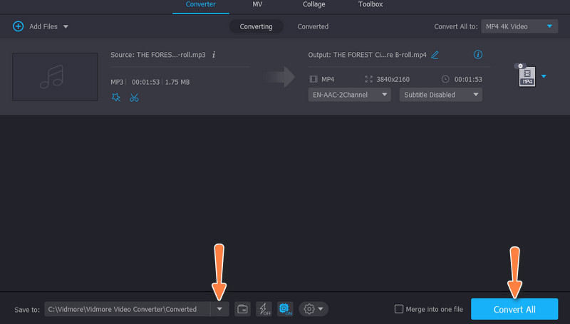 Start Conversion VM