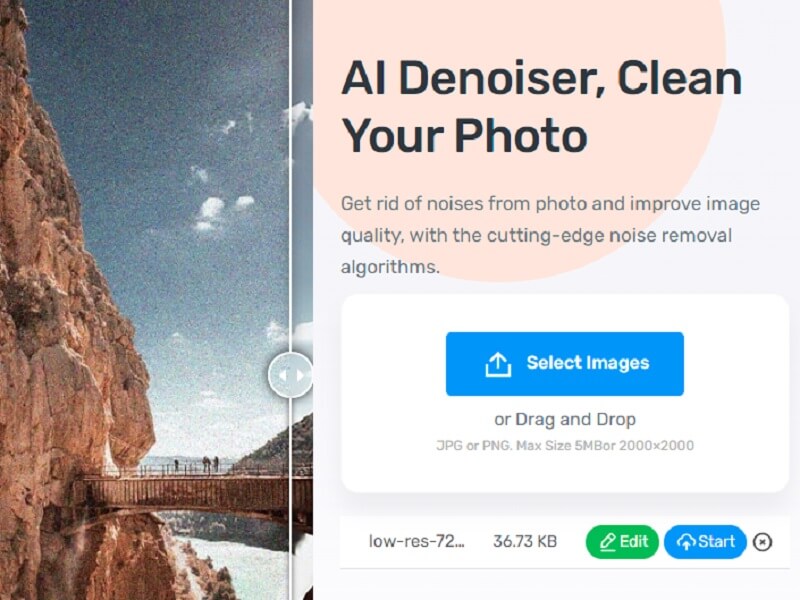 Image Denoiser ตัวขยายรูปภาพ