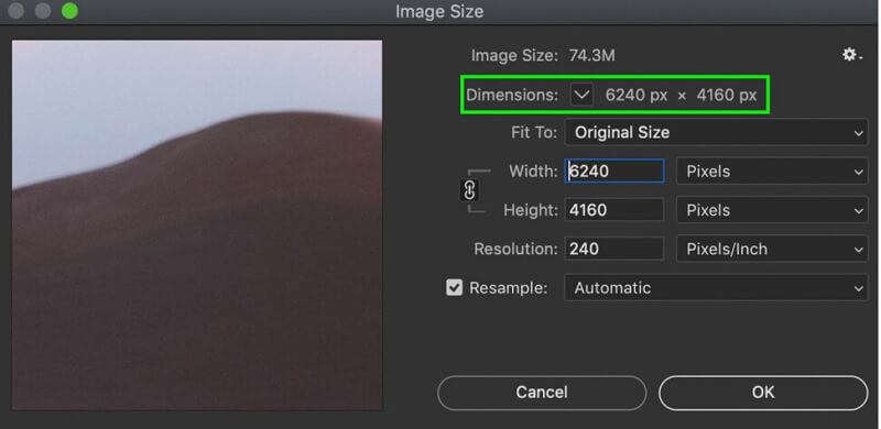 Resize Image Photoshop