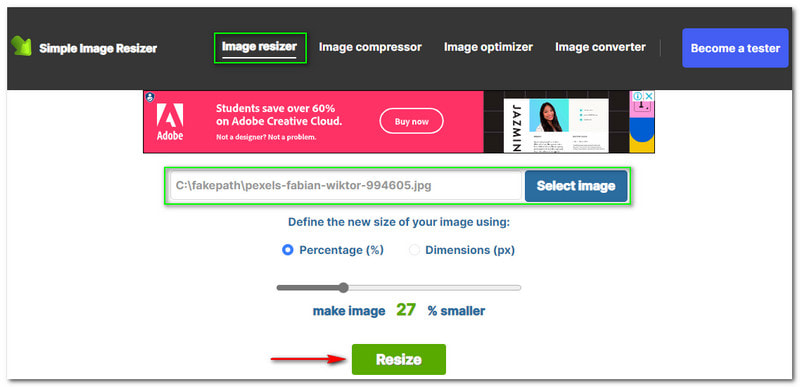 FastStone Photo Resizer بدائل Simple Image Resizer