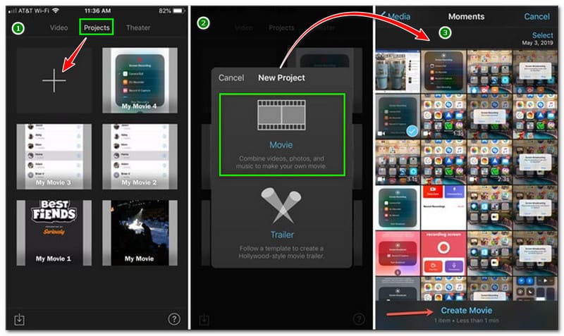 Cara Memotong Video di Panel Proyek Baru iPhone