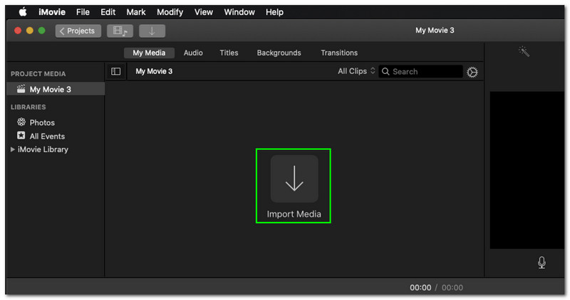 how to crop a video in imovie on mac