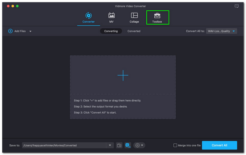 Cara Memotong Video di iMovie Vidmore Videoo converter Toolbox