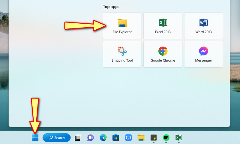 Accesați File Explorer