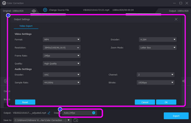 Change the Other Parameters