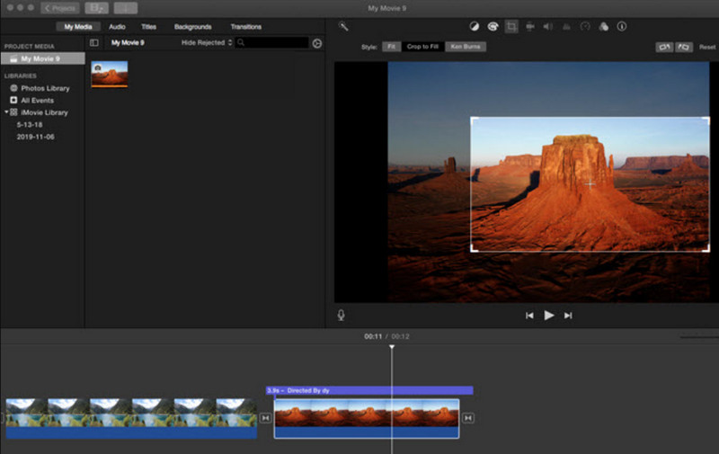 Pemotong Video iMovie