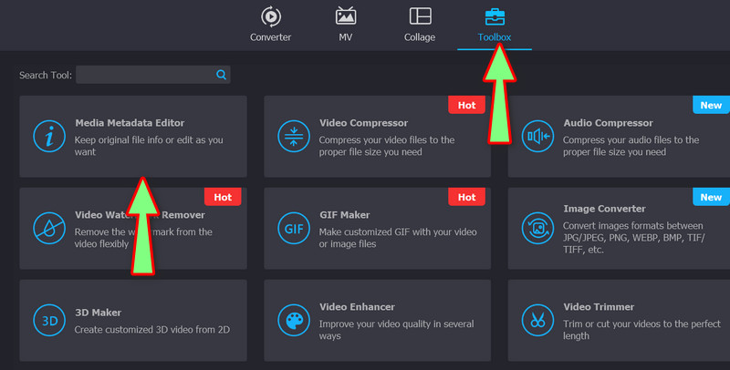 Velg Metadata Editor