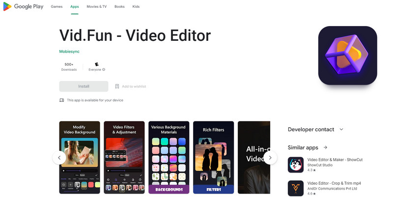 Vid Fun Video Editor