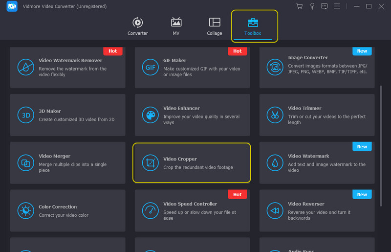 Vidmore Tool Upload-bestand