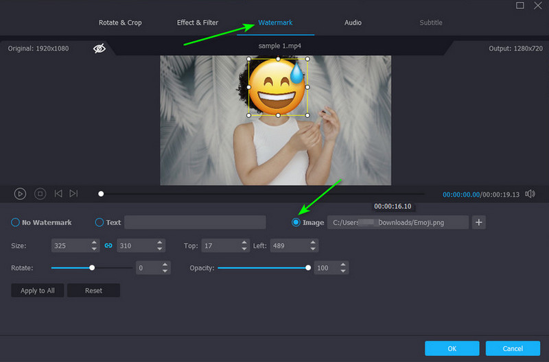 Emoji-video toevoegen