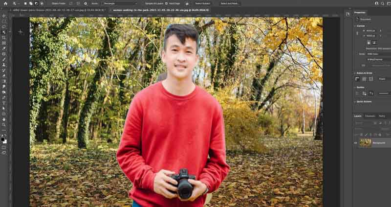 Photoshop Személy hozzáadása