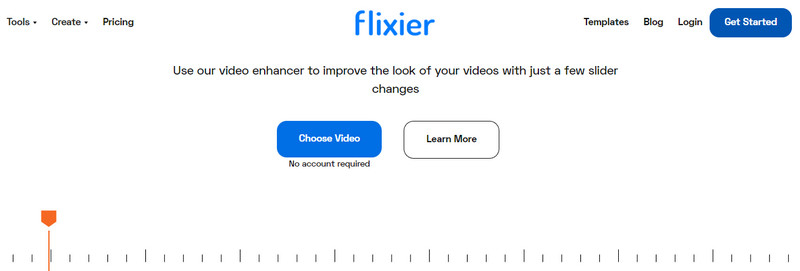 Flixier Video Enhancer ออนไลน์