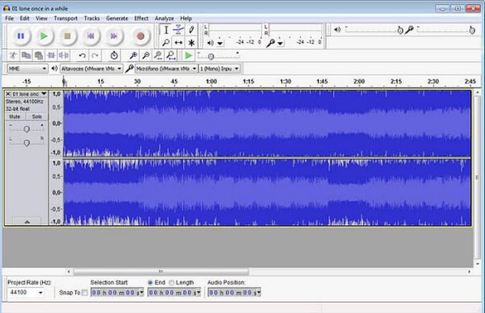 Audacity วิธีแยกเสียงออกจากวิดีโอ