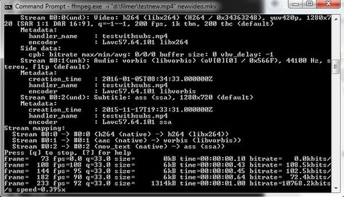 FFMPEG วิธีแยกเสียงออกจากวิดีโอ