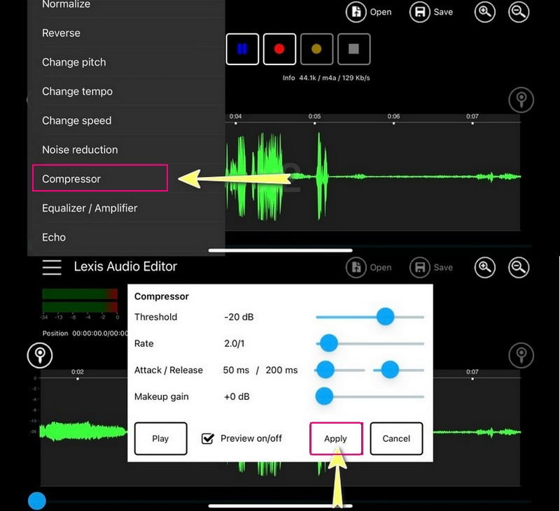 Cómo comprimir archivos de audio en iPhone y Android