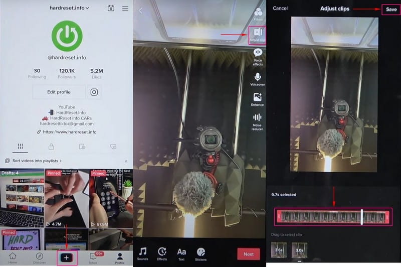 Cara Memotong Video Menggunakan Fitur Bawaan TikTok