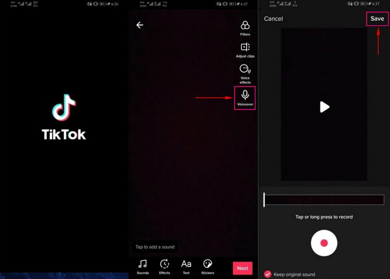 TikTok'ta VoiceOver Nasıl Yapılır?