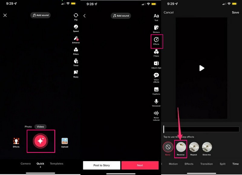 Cara Membalikkan Video Menggunakan TikTok