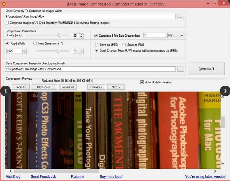 Mass Image Compressor Compress Images Offline on Windows