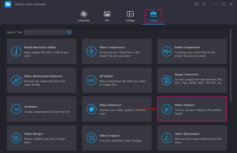 Selectați Video Trimmer