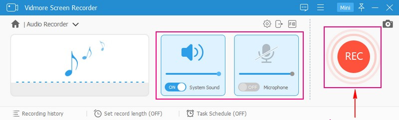 Processo di registrazione audio