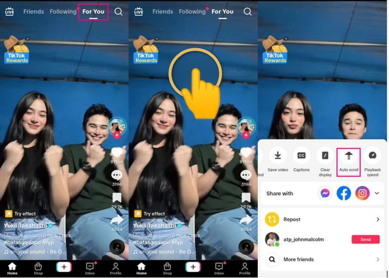 Come fare in modo che i video di TikTok vengano riprodotti automaticamente su TikTok