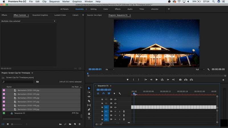 Premiere Pro Come realizzare un video Timelapse