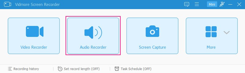 Select Audio Recorder