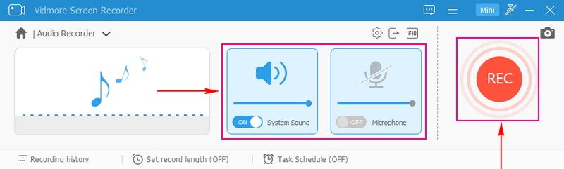 Encienda el sonido y el micrófono del sistema