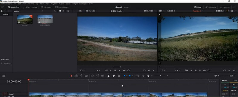 Davinci Resolve Melhor software de edição de vídeo para drones