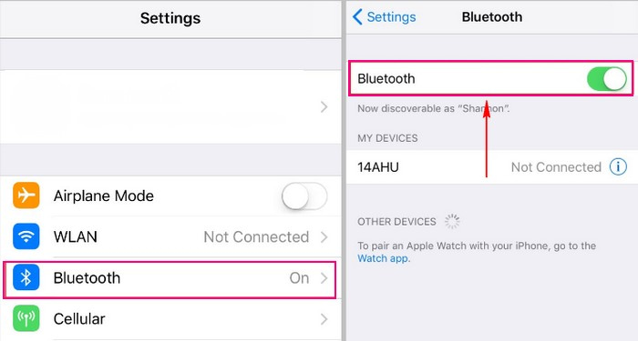 Onemogućite Bluetooth na svom iPhoneu