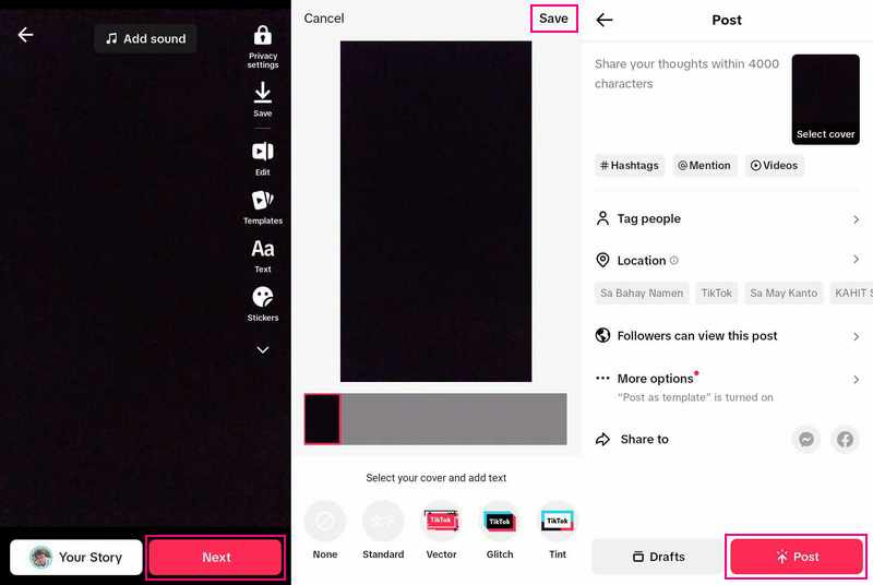 Come pubblicare video su TikTok 